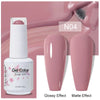 Top & Base 15ml (0.5 fl oz) Gel Nail Polish – Semi-Permanent UV/LED Soak-Off Base Coat and Top Coat, Long-Lasting Manicure