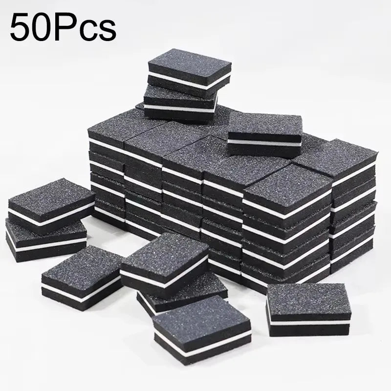 Mini Nail Buffing & Sanding Blocks - 10-100 Pc Pack Nail Buffer Files for Manicure, Pedicure & Nail Art