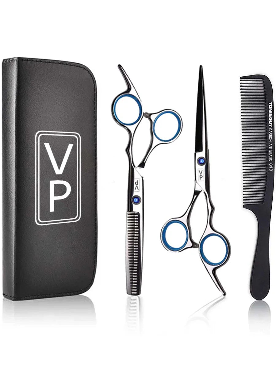 VP 6 inch Cutting Thinning Styling Tool Hair Scissors Stainless Steel Salon Hairdressing Shears Professional Barber Scissors