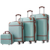 Hardshell 4-Piece Luggage Set 20, 24, 28 Inch (51, 61, 71 cm) Spinner Suitcases with Cosmetic Case and TSA Lock Lightweight