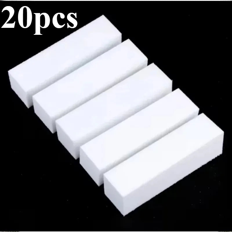 Professional Nail Buffer Blocks 5/10/15/20 Pack – Nail File Polisher Sponge for Manicure & Pedicure