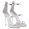Luxury Women's Summer Stiletto Sandals Zipper Strap Thin High Heels (8 cm / 3.15 in+)