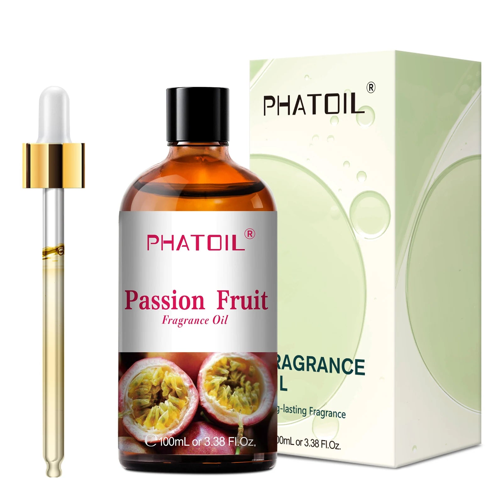 PHATOIL 100ml Aromatherapy Fragrance Oil — Coconut & Vanilla, Strawberry, Cherry, Lemon — 1/2/3-Pack for Diffuser, Candle Making & DIY