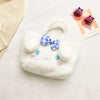 Kawaii Sanrio Plush Tote Bag – My Melody, Kuromi, Cinnamoroll Cute Cartoon Shoulder Handbag for Women & Girls