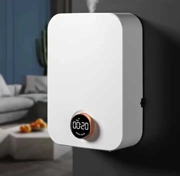 Smart Wall-Mounted Waterless Aroma Diffuser 150 mL (5.1 fl oz) — Scent Machine for Home & Hotel