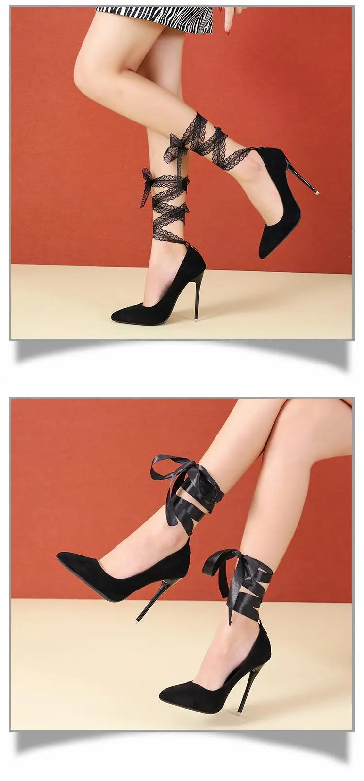 Pearl Bead Ankle-Strap Pumps Gold – Rhinestone Buckle High Heels 7cm (2.8in) & 10cm (3.9in) – Party Wedding Shoes, Plus Sizes to EU 45