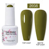 Red Semi-Permanent UV Gel Nail Polish 15ml (0.5 fl oz) Top & Base Hybrid