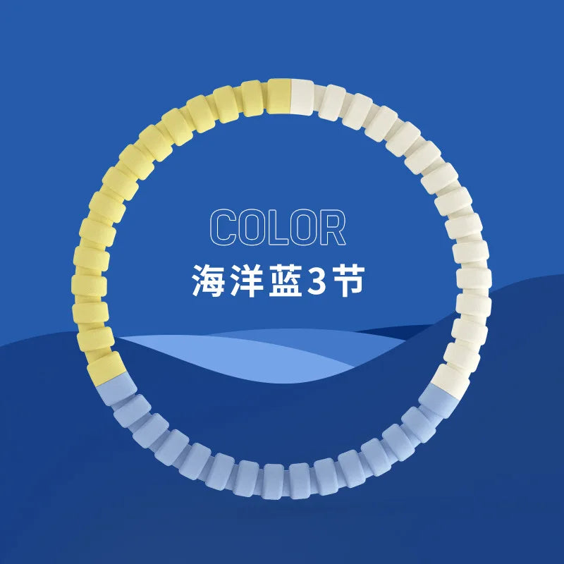 Adjustable Detachable Hula Hoop – 3/4/5/6 Tubes Portable Fitness Hoop for Adults & Kids, Waist Shaping PVC (48/60/76/92 cm | 19"/24"/30"/36")