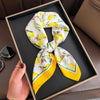Luxury Horse Print Silk-Feel Square Scarf 70 x 70 cm (27.6 x 27.6 in) – Women's Neck, Hair, Foulard, Bandana