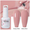Top & Base 15ml (0.5 fl oz) Gel Nail Polish – Semi-Permanent UV/LED Soak-Off Base Coat and Top Coat, Long-Lasting Manicure