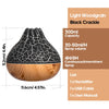 300ml USB Ultrasonic Volcano Air Humidifier Desktop Diffuser with 7-Color Night Light