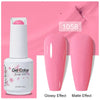 Top & Base 15ml (0.5 fl oz) Gel Nail Polish – Semi-Permanent UV/LED Soak-Off Base Coat and Top Coat, Long-Lasting Manicure