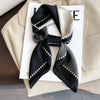 Satin Square Scarf 70cm (27.6 in) Silk-Look Polyester Neck & Hair Tie Bandana for Women Floral Headscarf Hijab