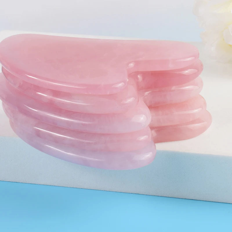 Natural Jade Gua Sha & Facial Roller Set — Aventurine Stone for Face Massage, Anti-Aging & Lymphatic Drainage