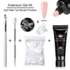 5-Piece Nail Extension Gel Set 20ml (0.68 fl oz) UV/LED & Acrylic Nail Gel for DIY Manicure