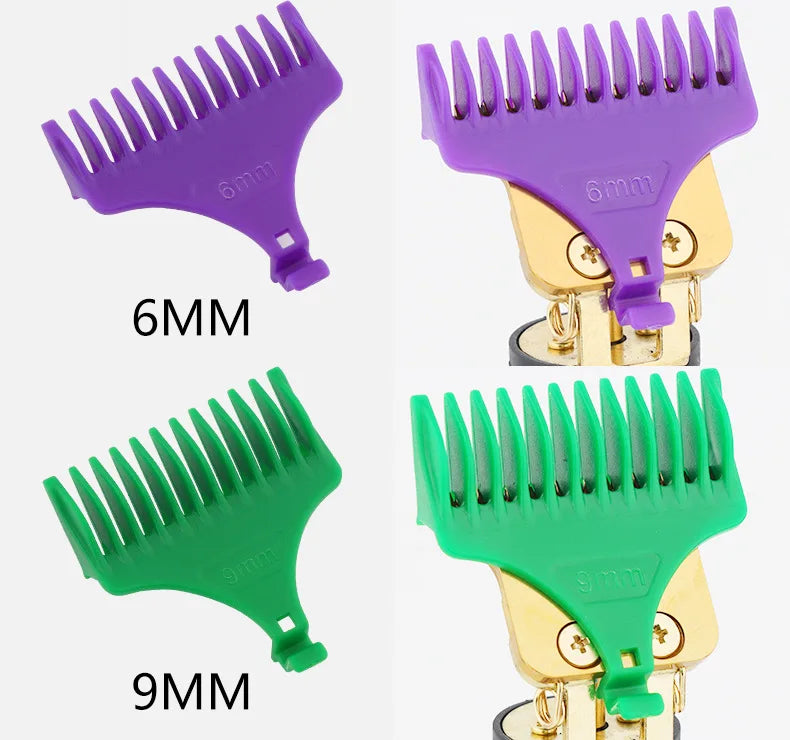 6-Pack Hair Clipper Guard Set – 1mm (0.04") 2mm (0.08") 3mm (0.12") 4mm (0.16") 6mm (0.24") 9mm (0.35") – Universal Trimmer Guide Combs for Hair Cutting & Styling