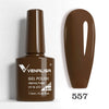 Hema-Free TPO-Free Gel Nail Polish 7.5ml, Glitter Jelly & Nude Shades, Soak-Off UV/LED Full Coverage French