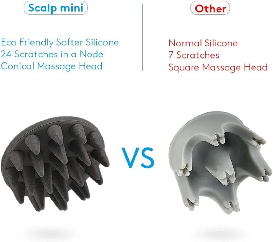 Breo Scalp Mini Wireless Blue Scalp Massager – Portable Waterproof Head Massager for Hair Growth & Relaxation