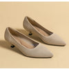 Women's Pointed-Toe Knit Slingback Pumps, Breathable Latex Insole & Anti-Slip Rubber Sole, 3.5 cm (1.38 in) Mid Heel