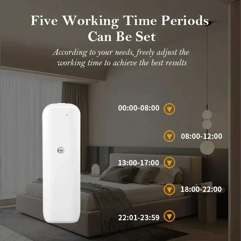 NAMSTE Plug-In Wall Fragrance Diffuser Waterless Smart Aroma Diffuser with Bluetooth 100ml Socket Mount for Home