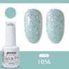 Glitter Gel Nail Polish 15ml Soak-Off UV/LED Base & Top Coat, 321 Colors