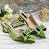 Elegant African-Inspired High Heel Chain Slingback Sandals for Women – Party & Wedding Pumps