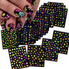 3D Floral Nail Stickers Cherry Blossom Rose Daisy Heart Manicure Decals 20/30/60/70/90 pcs 5.5×6 cm (2.17×2.36 in)