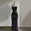 Y2K Spaghetti Strap Summer Long Dress – Slim Fit Floor-Length Polyester Blend