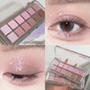 12-Color All-Matte Eyeshadow Palette — Neutral Tea & Apricot Tones, Long-Lasting Waterproof