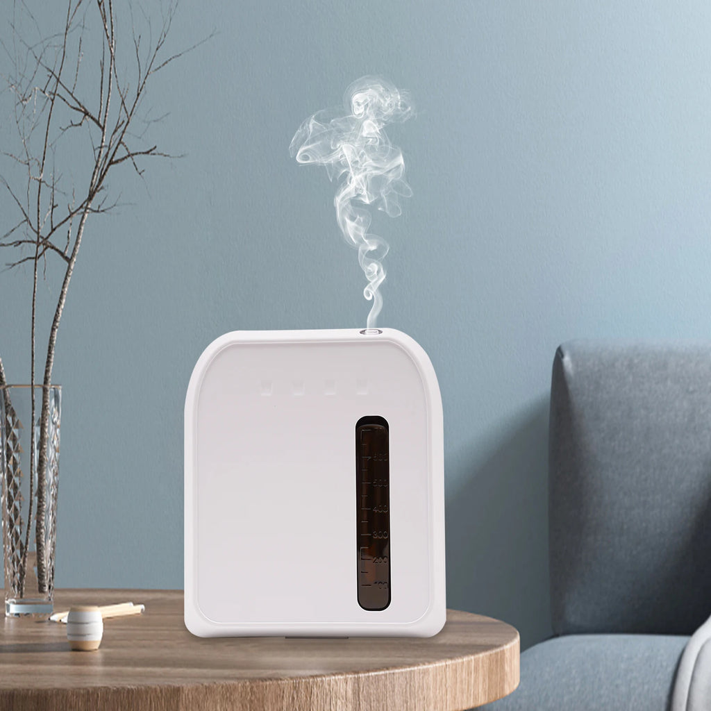 800ml Nebulizing Waterless Essential Oil Diffuser with Bluetooth App — Wall-Mount & Freestanding Aromatherapy Scent Machine for Home, Office, Spa, Gym