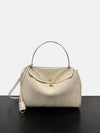 Suede Leather Tote Bag – Frosted Cowhide Large-Capacity Shoulder Kelly Bag for Autumn & Winter