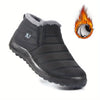 Women's Waterproof Non-Slip Plush-Lined Low-Top Snow Boots, Ankle Hiking Shoes