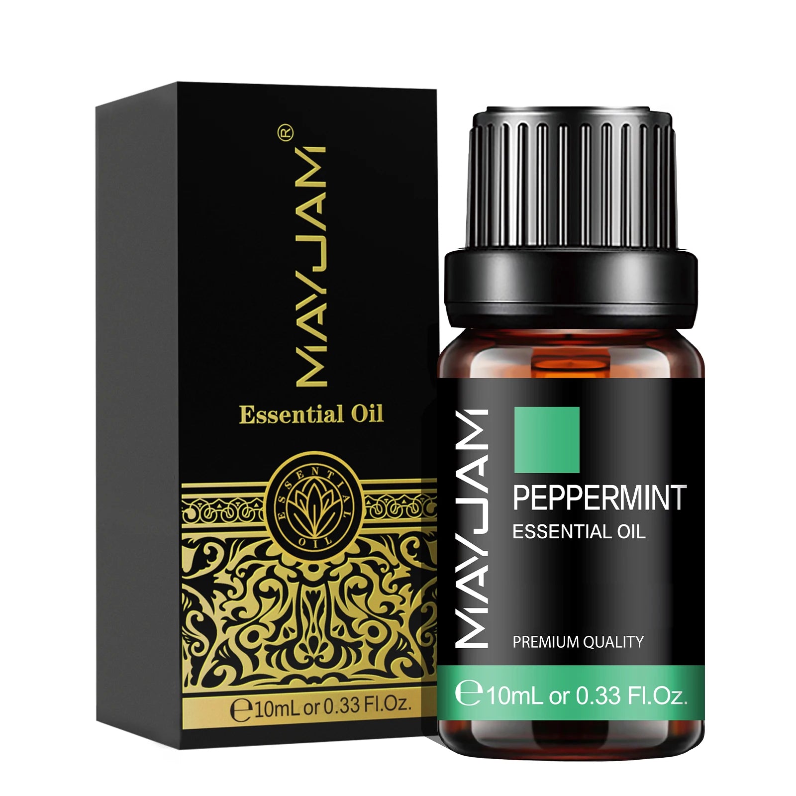 MAYJAM 10ml (0.34 fl oz) Pure Aromatherapy Essential Oil - Lavender, Jasmine, Eucalyptus, Vanilla, Sandalwood, Bergamot, Rosemary, Citronella, Cinnamon