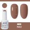 Glitter Gel Nail Polish 15ml Soak-Off UV/LED Base & Top Coat, 321 Colors