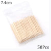 50/100-Pack Orangewood Nail Sticks — Double-Sided Cuticle Pushers & Dotting Tools for Nail Art Manicure Pedicure