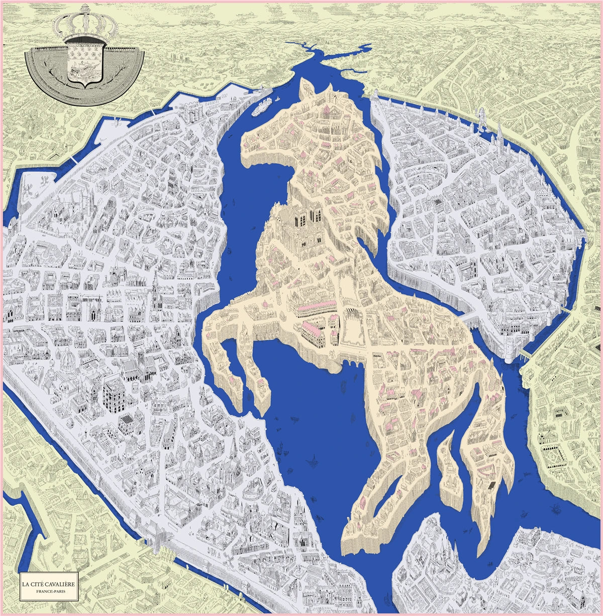 90 x 90 cm (35 in) Checkered Horse Print Twill Silk Square Scarf, Women's Luxury Bandana Shawl Hijab Neckerchief