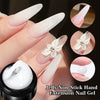 Clear Non-Sticky Hand Extension Gel 15ml (0.51 fl oz) 3D Sculpting & Carving Solid Hard Gel for Fake Nails
