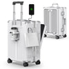 22-Inch (56 cm) Airline-Approved Carry-On Luggage – Aluminum Framed Suitcase with Front Laptop Compartment