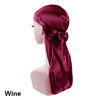 Satin Sleep Bonnet with Headband 11-Inch (28 cm) Extra-Large Silk-Lined Night Cap for Women & Kids