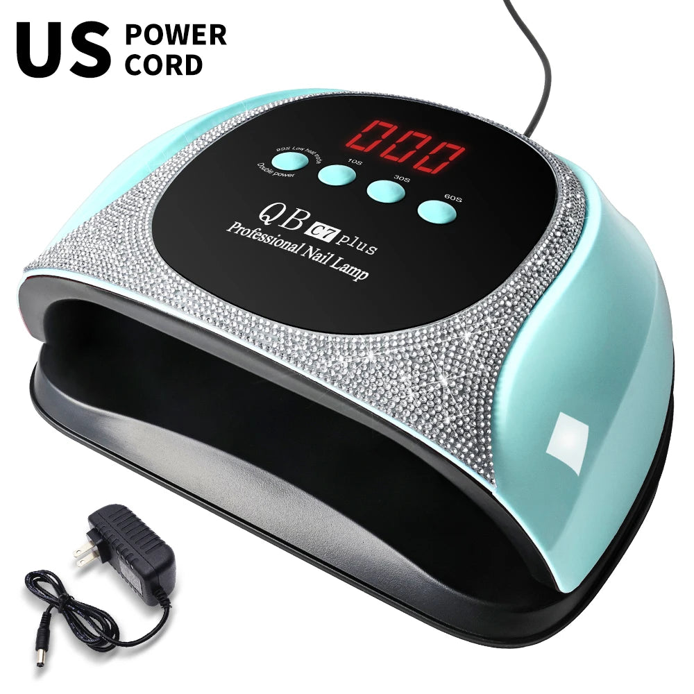 57-LED UV/LED Gel Nail Lamp with LCD Timer, Quick-Dry Curing Light for Gel and Acrylic Manicures