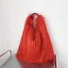 Women's Winter Faux Fur Shoulder Bag - Plush Large Capacity Y2K Furry Tote