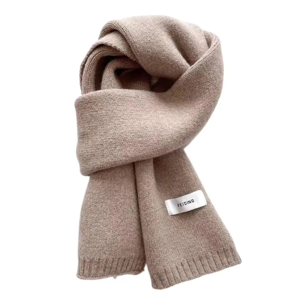 Women's Soft Cashmere-Feel Knit Winter Scarf — Long Thick Pashmina Shawl Wrap Hijab 22 x 160 cm (8.7 x 63 in)