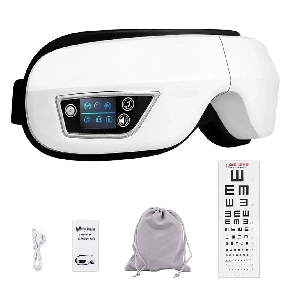 Smart Eye Massager – Airbag Compress & Vibration Eye Care with Bluetooth Music Sleep Mask