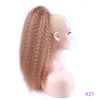 Kinky Curly Drawstring Ponytail Synthetic Hair Extension High Puff Afro Hairpiece — 12–30 in (30–76 cm)