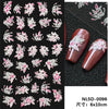 Christmas 3D Self-Adhesive Nail Stickers Gingerbread Snowflake Penguin Bell Holiday Nail Art Decals
