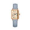 Retro Square Women's Quartz Watch 20mm Dial Leather Strap Casual Fashion Wristwatch