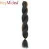 Crochet Kinky Curly Ombre Marley Braiding Hair – Synthetic Yaki Straight, 26 in (66 cm), ~60 g