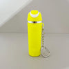 Fruit Cup Keychain & Lipstick Holder - Cute Mini Bag Charm (1 or 4-Pack)