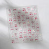 Gold Snowflake & Snowman 3D Self-Adhesive Christmas Nail Stickers with Rhinestones, 10.3 x 8 cm (4.06 x 3.15 in) Sheet