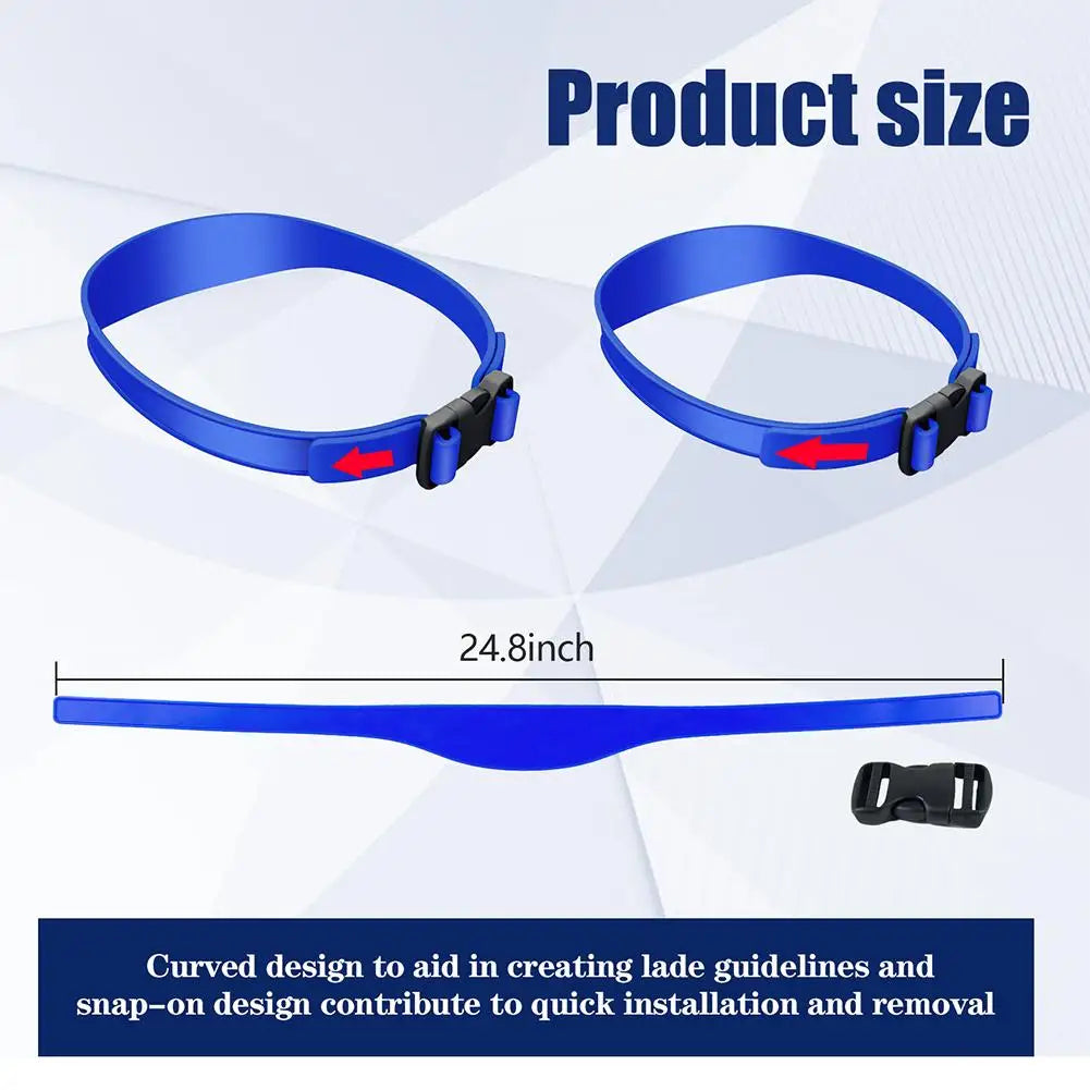 Adjustable Hairline & Neckline Trimming Guide Set – DIY Haircut Template with Silicone Headband & Clipper Comb